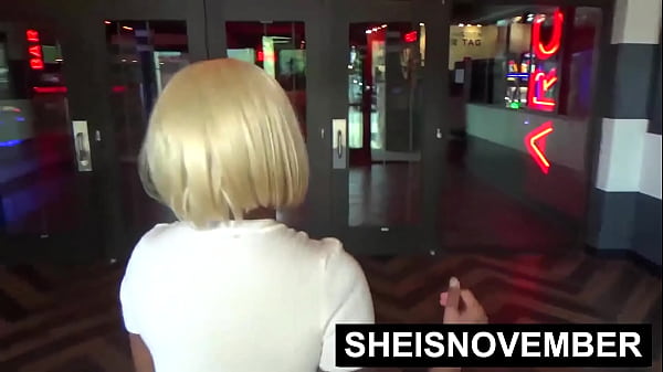 Msnovember Bury Her Ebony Face In Big Hung Cock Inside Arcade Rest Room On Her Spinner Knees Wearing Mini Skirt Exercise Her Mouth And Jaw Taking A Fat Hot Dripping Facial Cumshot On Her Pink Tongue By Sheisnovember