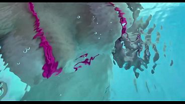 Artemisia Love super sexy underwater fetish micro bikini flashing areola for you