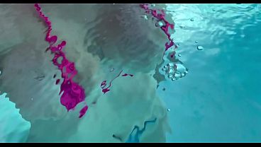 Artemisia Love super sexy underwater fetish micro bikini flashing areola for you