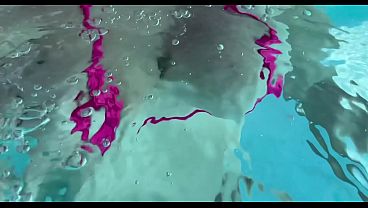 Artemisia Love super sexy underwater fetish micro bikini flashing areola for you