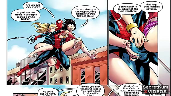 Spider-Man - Our Valentine - Marvel superhero Threesome