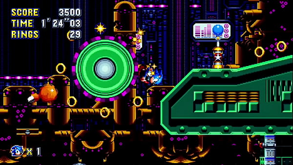 Metallic Madness Zone Act 2 - Gameplay Sonic Mania (sin comentar)