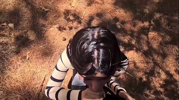 Karol Smith sexy Mexican fucks with a fan in the forest and cums inside me