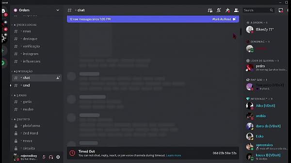 Novinhos da Paranoia coloando na Sub da Ordem