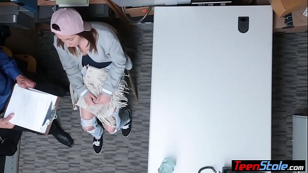 Shy teen suspect got caught and fucked by a LP officer