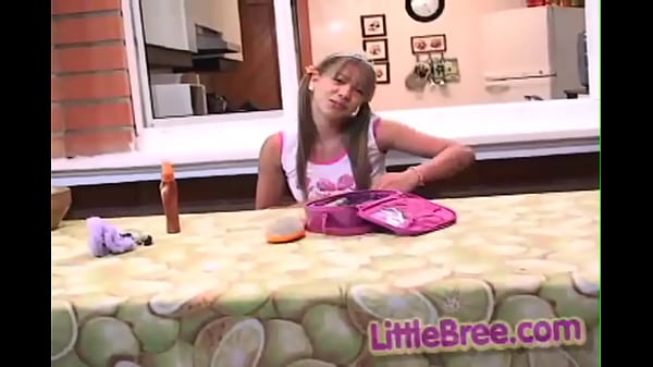 Download Video - Shaved pussied teen princess fondles - Little Bree