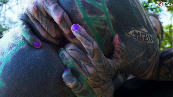Naughty TATTOO model PUBLIC masturbation, Alternative teen ANAL SQUIRT outdoors, anal gape, prolapse (goth, punk, alt porn)ZF071