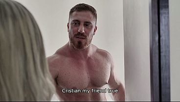 My best friend leaves me alone with his blonde Colombian MILF stepmom and lets me suck her feet and cum inside her beautiful, wet pussy