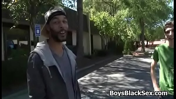 Poor white guy sucking black cocks to buy new t...