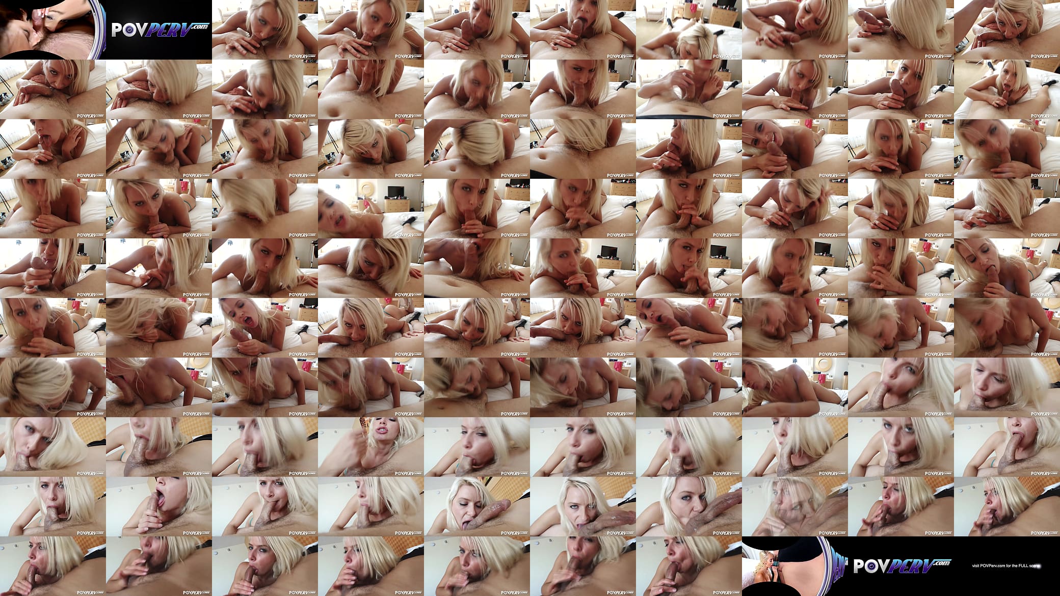 POVPERV Anikka Albrite deepthroats a big load 预览图