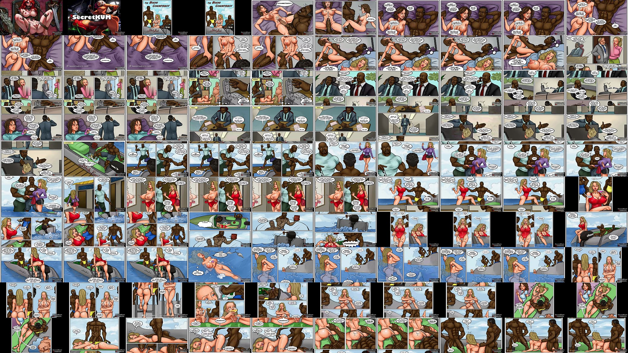 Bikini Conspiracy Pt. 1 - Boat Ride Threesome at Sea || Cheating Wife 预览图