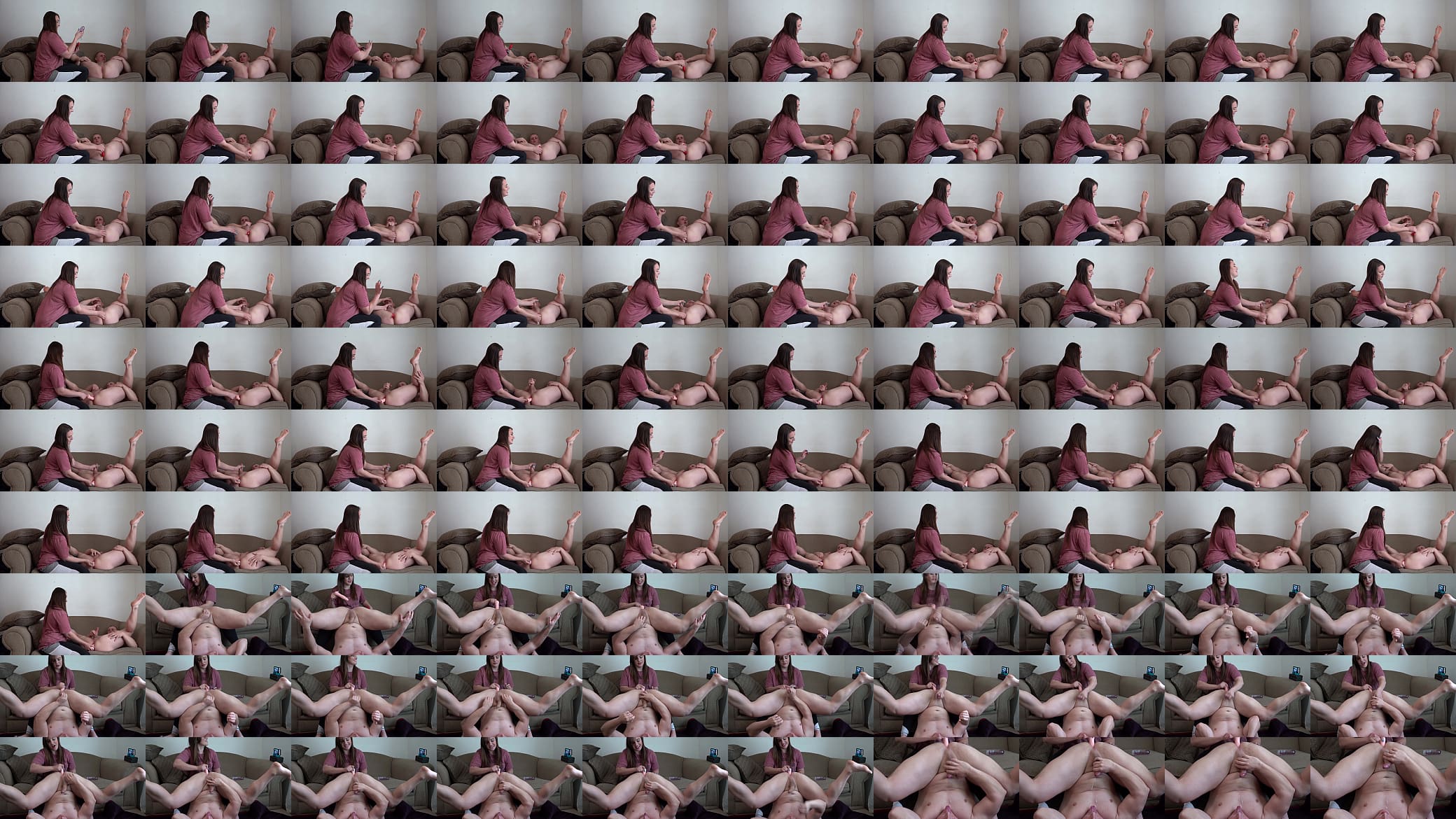 Femdom Prostate Massage Cum In Own Face and Mouth! 预览图