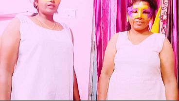 Indian threesom. Big boobs and big ass step sisters with auto driver.Telugu dirty talks.