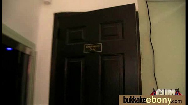 Ebony gets fucked in all holes by a group of white dudes 25