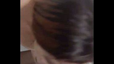 Married redhead has sex with her husband, gets cum on her face and then makes a video call with her lover.