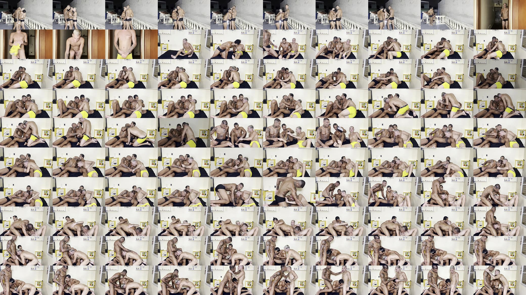 orgy with well-endowed boys fucking a young guy 预览图