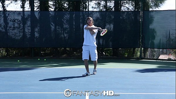 HD FantasyHD - Little Dillion Harper gets fucked on the tennis court