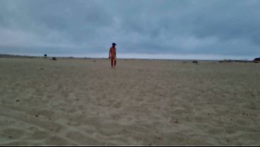 Naked pathetic white slave, fag in penis cage, ...