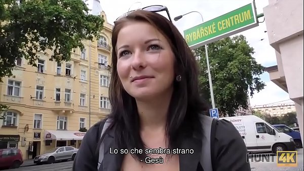 HUNT4K. Successful success and sex for money with lovely young lady