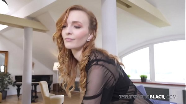 Private Black - Pale Babe Claire DPd By Black & White Cocks!