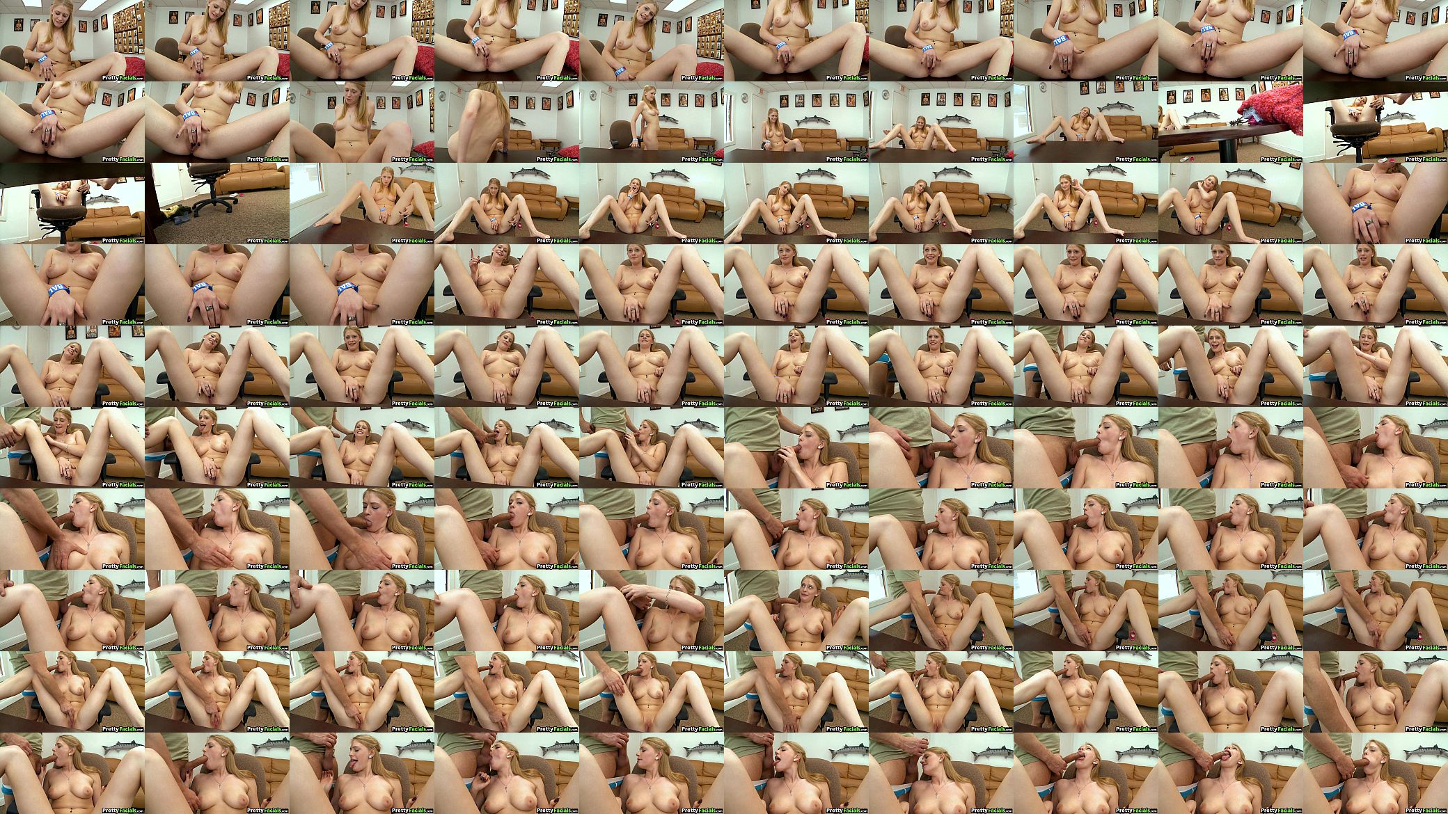 Facial for an 18 year old blonde girl Allie James 1 2.3 预览图