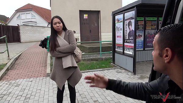 Download Video - Takevan Asian babe need a lift which horny dude in van love to give