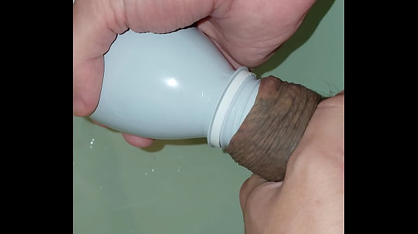 Download Video - Awesome vacuum suction with a bottle of a tattooed&comma; sloppy cuck&period; Sucking a big dick and balls