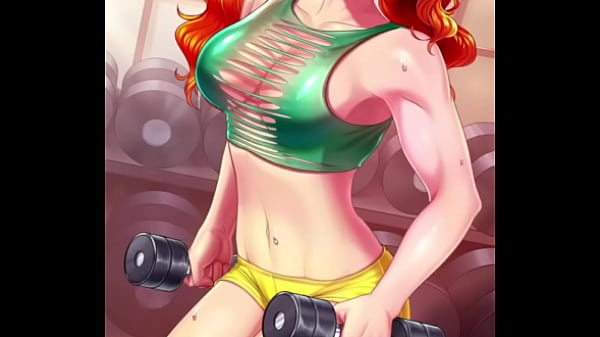 Hot Gym Red Head