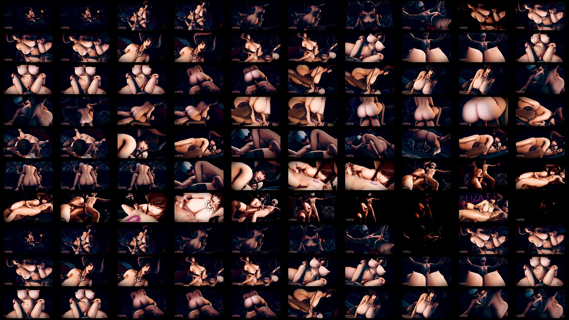 3D HQ Big tits Brunette Breast Expansion Succubus POV wSound added 预览图