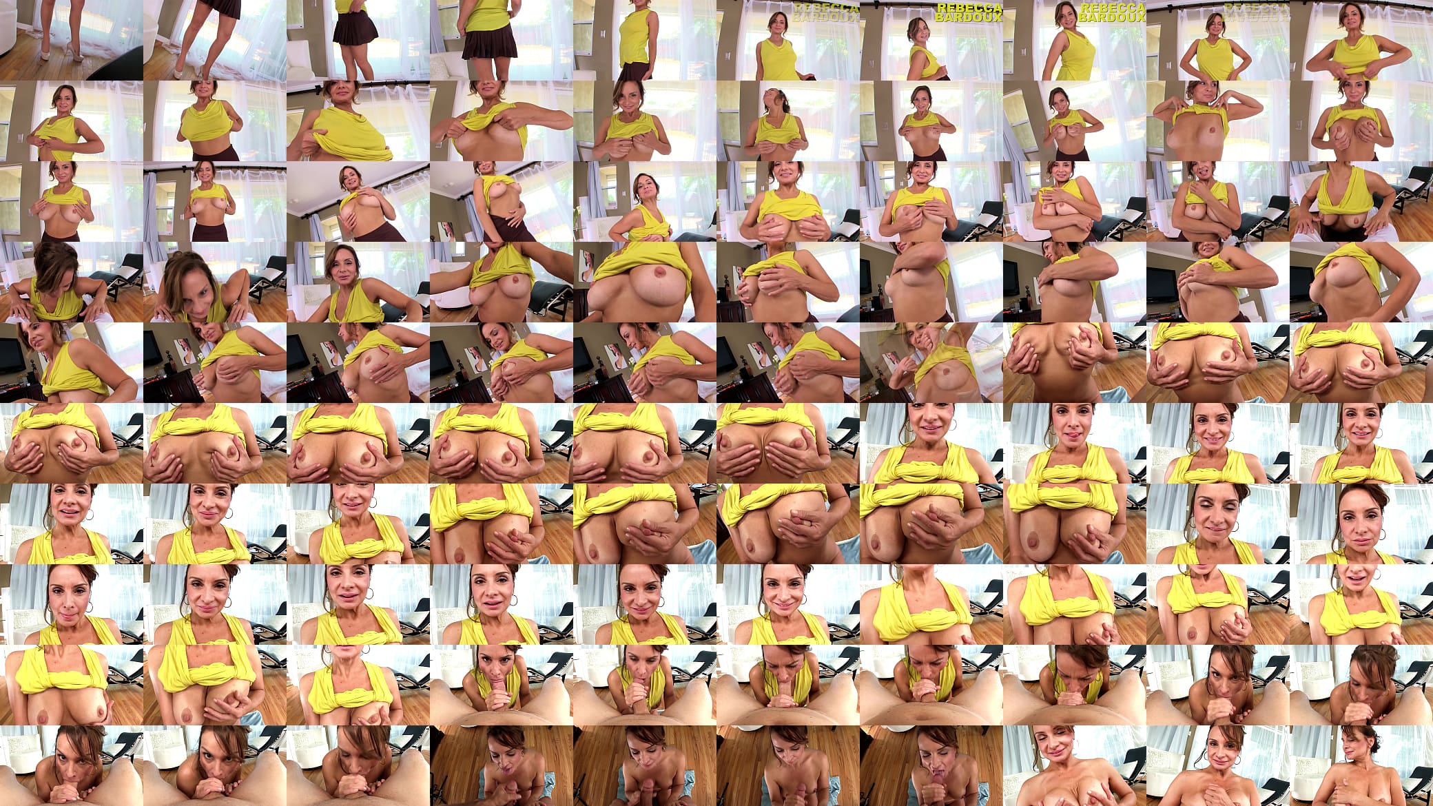 REBECCA BARDOUX Cougar MILF Huge Cock POV Blowjob and Cum Facial 预览图