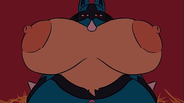 Male Riolu cornered by horny Female Lucario and her hungry pussy