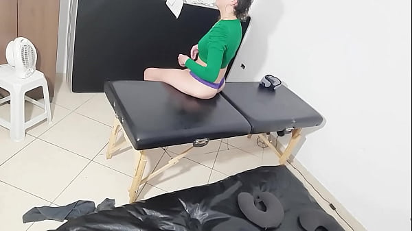 SFW - Back massage down to the feet.