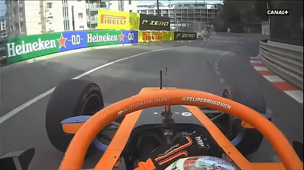 Drugovich correndo gostoso na pista apertadinha