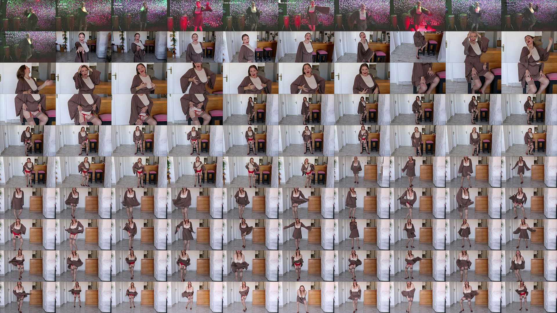 Busty milf MariaOld seducing a man I met at a bar with girdle stockings. Part 1. The ending of the story in my premium video. 预览图
