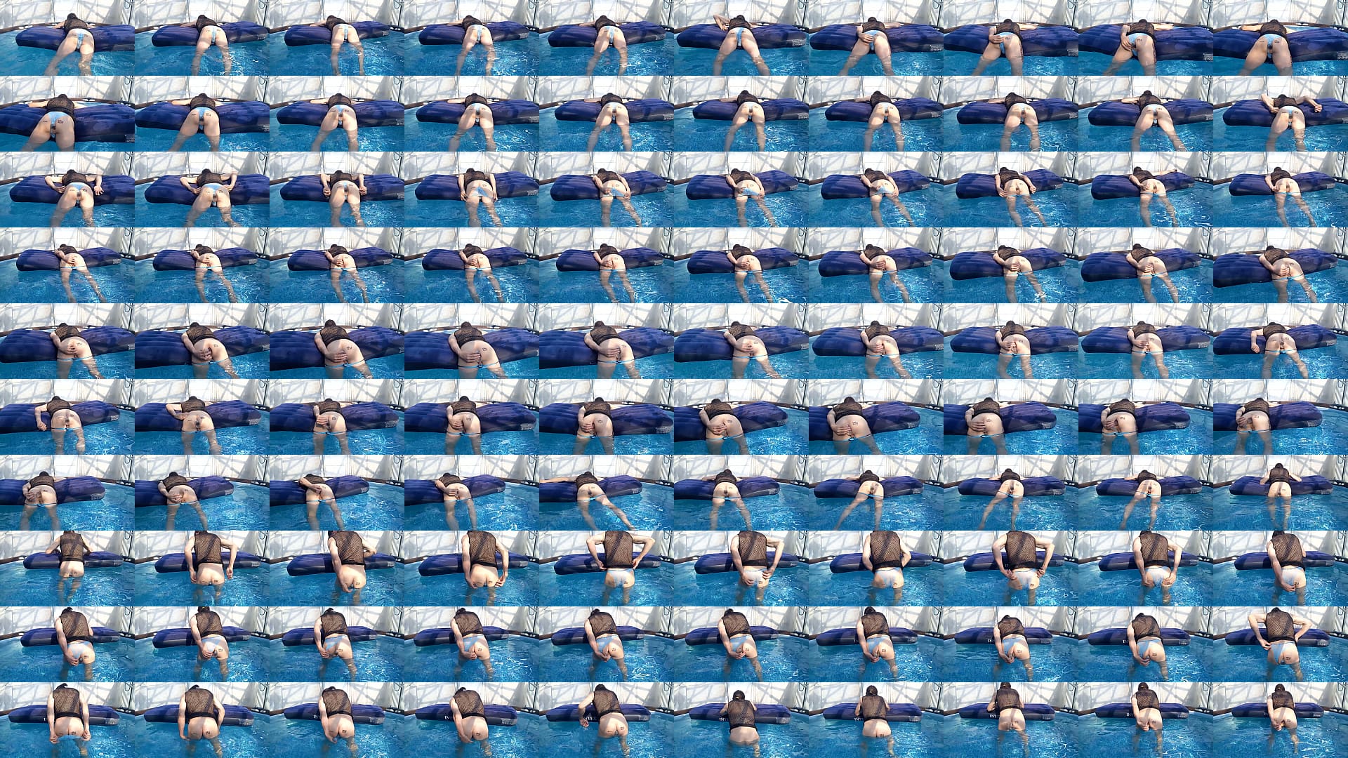 Swimming with a huge butt plug 预览图