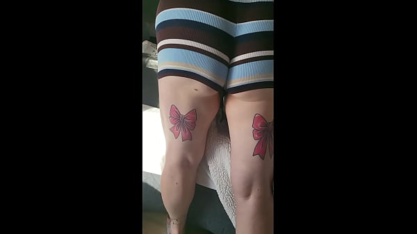 Hot Trashy MILF in tiny shorts parades for the ...