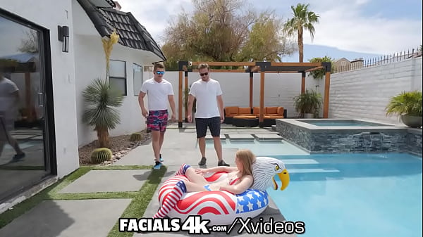 FACIALS4K Multiple Facial Fireworks With Two Huge Dicks On Independence Day