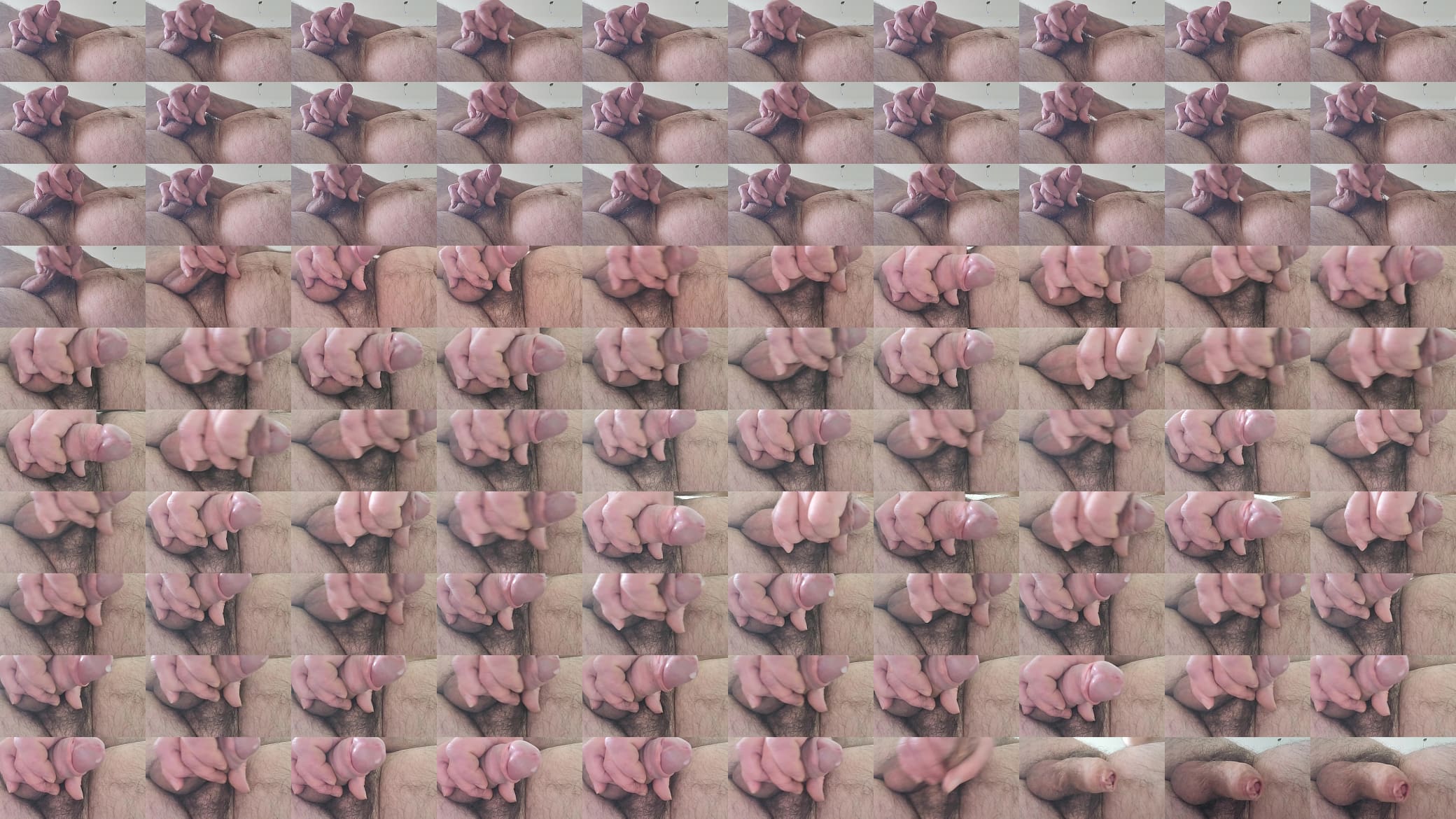 Close up of penis masturbation by nude Martin Lavall&eacute;e 预览图