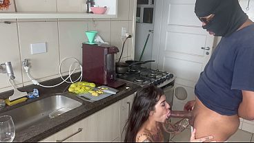 free pv Cooking and suddenly i got fucked bareback by my friend BBC