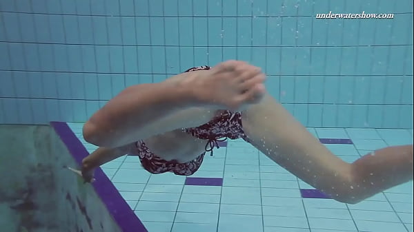 Sima Lastova hot busty swimming naked babe