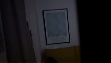 I take advantage of the fact that my roommate is asleep to go into her room and woke her up by sticking my huge cock in her pussy - Mireia Perez