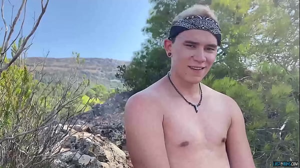 Naughty twink Sam Carter masturbates solo and c...