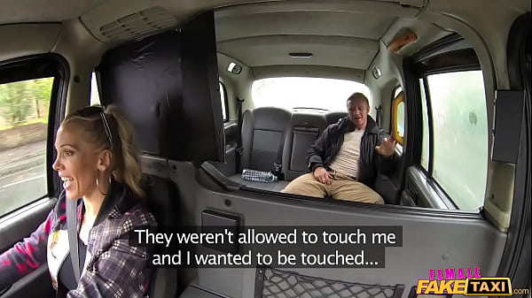 Female Fake Taxi Old flame taken on a detour ride