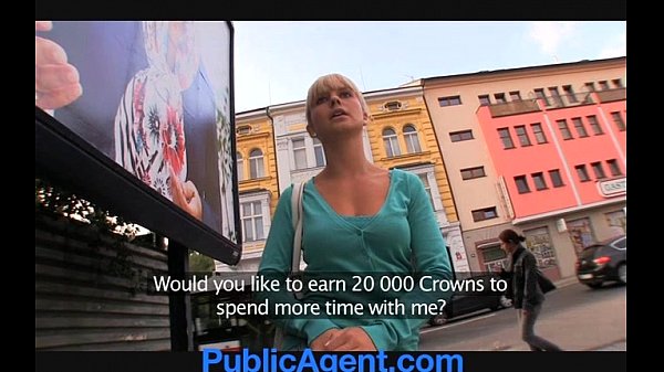 PublicAgent Beautiful blonde fucks me in my car