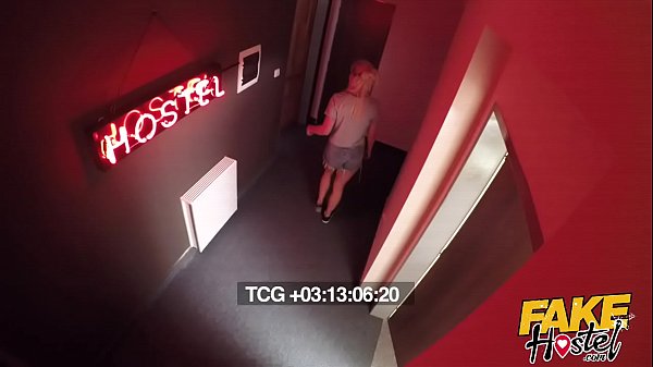 Fake Hostel - Filthy nympho busty British backpacker goes looking for a cock to deepthroat and fuck like crazy before milking cum from it onto her nice big tits