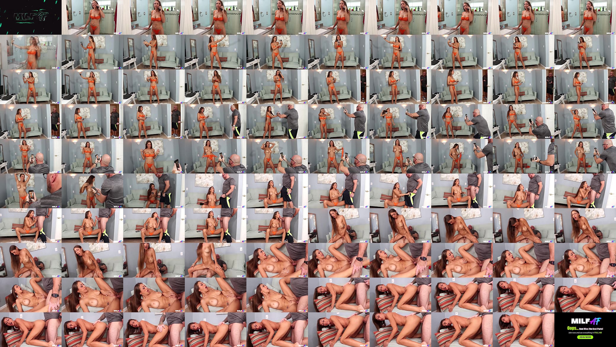 Dad fucks Bikini MILF Model Harlow Wilde 预览图