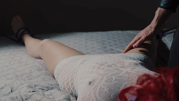 He ties my hands and feet and uses the pussy eater until I come
