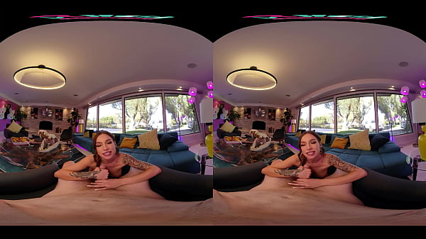 VRHUSH April Olsen grips ahold of your cock