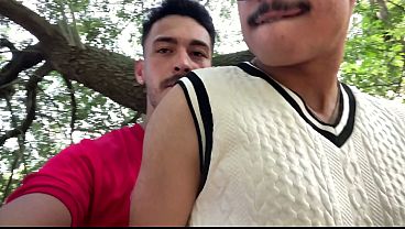 I went for a walk on the sex trails and left the big-assed guy with his ass full of cum.