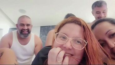 Fomos em 3 casais no Motel &bull; Troca de Casal Parte 1